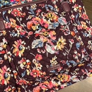 NWT Vera Bradley Carson North South Tote Indiana Rose